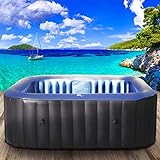 Whirlpool aufblasbar BRAST MSpa Tekapo für 4 Personen 158x158cm In-Outdoor...