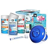 Höfer Chemie BAYZID® Pool Starterset 7 TLG Wasserpflege durch Pool Chlor...