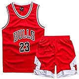 MEEHYRE Basketball Kinder Trikot 2 Stücke,Jungen Basketball Trikot Kinder,...