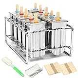 Edelstahl 10 Stück DIY Eis Popsicle Form Eis Form und selbstgemachte ideal...