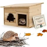 Moorland Igelhaus – winterfestes Überwinterungs- & Schlafhaus aus...