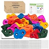 Trymaker Klettergriffe, Kinder Klettersteine für Kletterwand, 30 Stück...