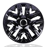 NRM Perfecto Black Radkappen 15 Zoll für Stahlfelgen | 15“...