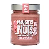 NAUGHTY NUTS Bio Cashewmus Raspberry Rumble - Vegane, 100% Natürlich, Ohne...