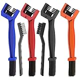 6 Stück Ketten Reinigungsbürste Motorrad Kettenreiniger Set Sauberen...