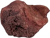 sera Rock Red Lava L 16 - 23 cm - Dunkelroter Lavastein mit poröser...