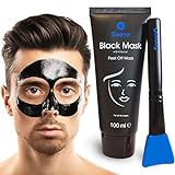 Das ORIGINAL - SOENA® for MEN Black Mask + MASKENPINSEL | XXL Tube 100 ml...