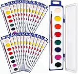 Vabrloy 24er-Pack Wasserfarben Aquarellfarben Set,8 Farben...