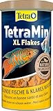 TetraMin XL Flakes - Fischfutter in Flockenform für größere Zierfische,...