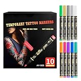 Temporäre Tattoo-Marker, Gesichtsbemalungs-Set, waschbares...