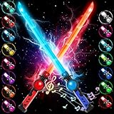 Laserschwert Kinder,2 Stück Lightsaber zum Zusammenstecken,RGB 7 Farbe...