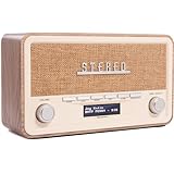 Denver Retro DAB-18 Digitalradio | DAB Plus Radio mit Bluetooth & FM |...