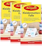 Aeroxon Kleidermottenfalle - Effektiver Mottenschutz für Kleiderschrank...