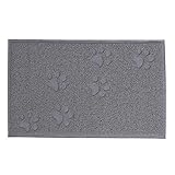 lionto Katzenklomatte aus robustem PVC, 32x45 cm, leicht zu reinigender...