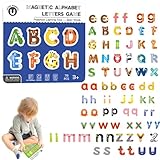 Magnetic Numbers, Alphabet Learning Toy Magnets, Colorful Letter Magnets,...