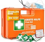 Erste Hilfe Koffer nach aktueller Sicherheitsnorm 2026 [DIN 13157:2021] |...