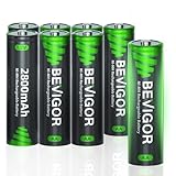 BEVIGOR AA Akkubatterien, 2800mAh 1.2V Akku hohe Kapazität AA NiMH...