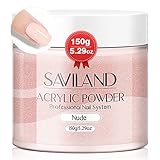 Saviland Acryl Pulver Nails-Nudes Acrylpuder 150g/5.29OZ Acrylpulver für...