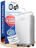 BonAura® Luftentfeuchter elektrisch 10L - Entfeuchter elektrisch und leise...