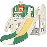 5 in 1 Kinderrutsche Indoor und Outdoor für ab 1-6 Jahr, Kinder Spielplatz...
