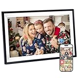 Hesmor 15,6 Zoll Digitaler Bilderrahmen WLAN, Frameo Bilderrahmen 1920x1080...