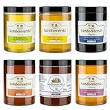 6er-Set Bienenhonig | 6x 1300g (5x Sandomierski, 1x Zbierka) | Buchweizen-,...