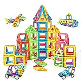 CONDIS Magnetische Bausteine 120 Teile, Magnetspielzeug Magneten Kinder...