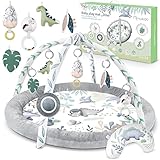 Nukido Spielbogen Baby Interaktiv - 5in1 Krabbeldecke Spielmatte -...
