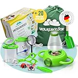 WOLKENGLÜCK® Forscherset für Kinder [ab 3 Jahre] - großes Entdecker-Set...