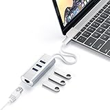 SATECHI USB-C Hub Adapter, USB-C Adapter mit 3 USB-A 3.0 Ports &...