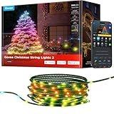 Govee RGBICW Weihnachtsbeleuchtung, 50M Smarte Lichterkette, 500 LEDs...