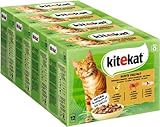 KITEKAT Portionsbeutel Multipack Bunte Vielfalt in Sauce 4x12x85g...