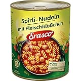 Erasco Spirli-Nudeln mit Fleischklößchen (1 x 800 g Dose)