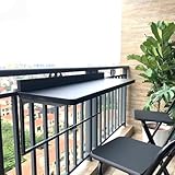 Verstellbarer klappbarer Balkontisch, platzsparendes Design zur Wandmontage...