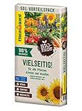 Floragard Bio-Erde Vielseitig 1x50 Liter - Universalerde für alle Pflanzen...