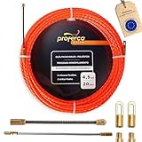 PROFERCA® Kabeleinziehhilfe 4.5mm 20 Meter | Einzugsfeder Beste Qualität...