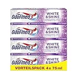 Odol-med3 Zahnpasta White and Shine, Whitening Effekt, glatte Zähne, Anti...