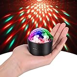 Mini Discokugel, SEBRUANC Disco Lichter LED Party Lights Musikgesteuert...