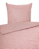 texpot Landhaus Bettwäsche Garnitur 2-teilig 135 x 200 cm + 80 x 80 cm...