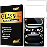 SIBEITU 2 Pack iPad Pro 13 Displayschutzfolie Panzerglas 2024, iPad Pro 13...