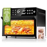 30L Heißluftfritteuse XXL Minibackofen mit LED-Touchscreen, Minibackofen...