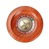 MAYJAI Hölzernes Roulette-Rad, 12-Zoll-Deluxe-Roulette-Räder aus Holz,...