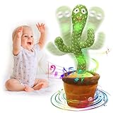 seOSTO Sprechender Tanzender Kaktus Plüschtier, Dancing Cactus Toy,...