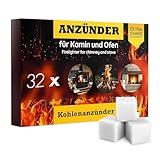 Blumixx Anzündwürfel – 32 Pakete = 1536 Würfel, Grillanzünder,...