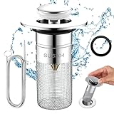 Stöpsel für Waschbecken, Universal Waschbeckenstöpsel Pop Up, Keine...