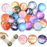 GOLDGE 30 Stück Flummies für Kinder, Gummiball Planeten Geeignet als...