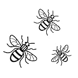Kreative Bienen-Gartendekoration, Insektenstatue, rustikaler Stil,...