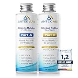 ANTEK ART® Abformsilikon 280g Kit [1:1 mischbar & selbstentlüftend] –...