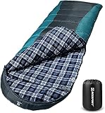 Bessport Schlafsack für Camping 3-4 Jahreszeiten -8 °C - 20°C | Winter...