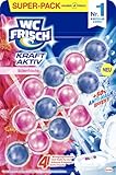 WC FRISCH Kraft Aktiv Duftspüler Blüten-Frische (150 g), WC Reiniger für...